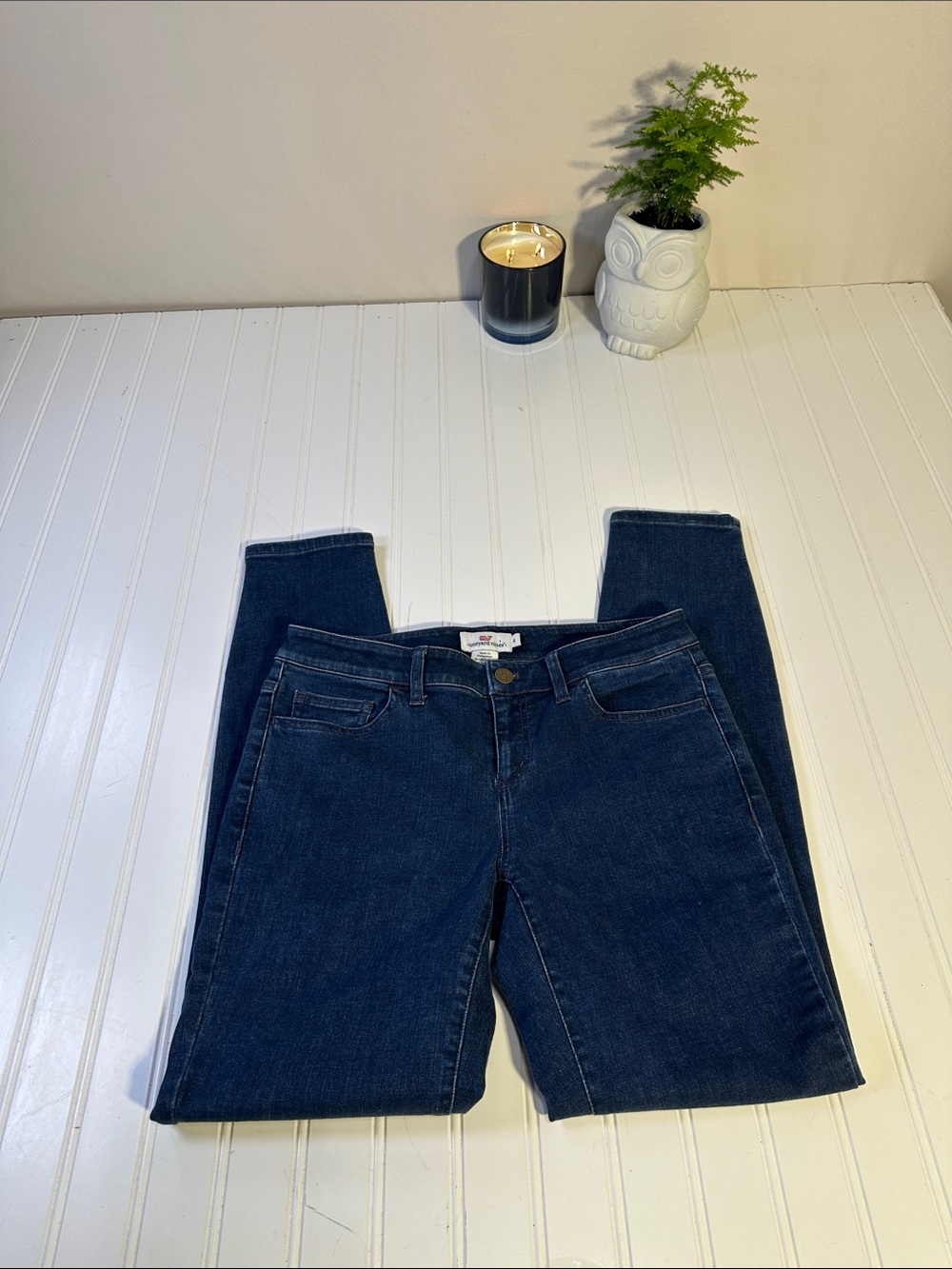 Women’s Vineyard Vines Dark Blue Skinny Jeans Size 4